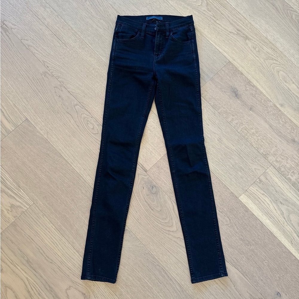J Brand Sasha Jeans in color Noir Blue size 24 designer jeans women's denim